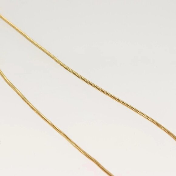 Christian Dior Necklace metal Gold Auth SW950 - Picture 5 of 16